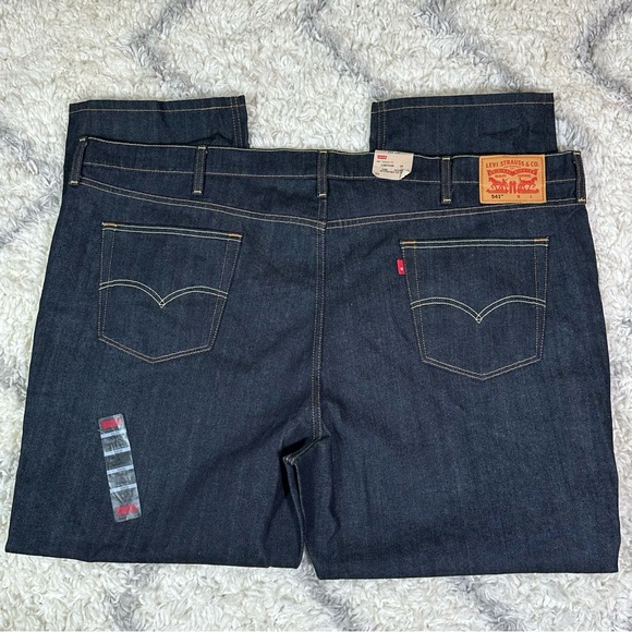 Levi's Men's Indigo Straight Jeans - Picture 3 of 10